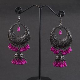 Creative Frogs Women Pink Earrings-image-100