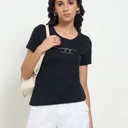 Honey by Pantaloons Women Cotton Round Neck Top-picture-49