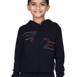 CRAZYPENGUIN ELITE Boys Hooded Front-Open Sweatshirt-34
