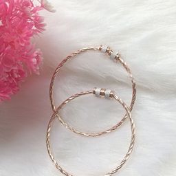 DENICRAAS Rose Alloy Bangle-25