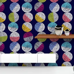 ArtzFolio Printed UV-Resistant Anti-Bacterial Abstract Polka DotsPeel & Stick Wallpaper-image-35
