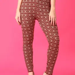 V-Mart Women Slip-On Printed Ankle-Length Leggings-picture-6