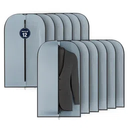 Kuber Industries Grey 12 Pieces Suit Organiser-image-48
