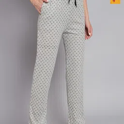 BUDAPEST Pack Of 2 Printed Cotton Straight-Leg Lounge Pants-picture-33