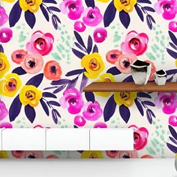 ArtzFolio Printed UV-Resistant Anti-Bacterial Watercolor Botanical Design Peel & Stick Wallpaper-image-84