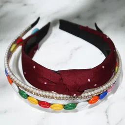 Jolly Faces Women Set of 3 Hairband-image-121