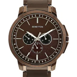 United Colors of Benetton Men Bracelet Style Straps Round Dial Analog Watch UWUCG1801-41