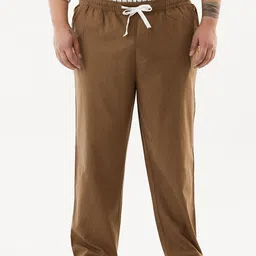 Snitch Men Mid-Rise Regular Fit Plus Size Trousers-picture-35