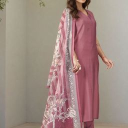 SZN Women Floral Solid Kurta with Churidar & Dupatta-image-25