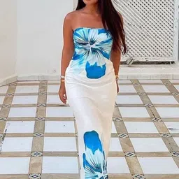 StyleCast Women Printed Strapless Dress-picture-32