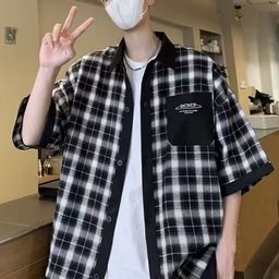 StyleCast Men Original Oversized Fit Spread Collar Shepherd Checked Casual Shirt-image-50