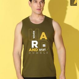 WOOSTRO Men Pack of 2 Cotton Typography Printed Sleeveless Slim Fit T-shirt-image-60