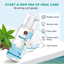 KARMA TERRA Tooth Foam With Neem & Laung - 100 ml image 5
