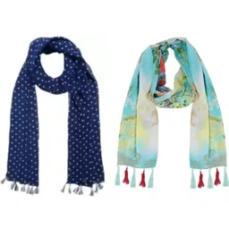 StoleVilla Girls Printed Stole-image-84