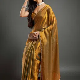 LOROFY Beads and Stones Chanderi Saree-picture-11