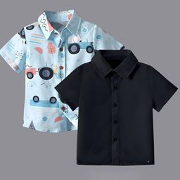 BAESD Boys Classic Opaque Formal Shirt-image-58