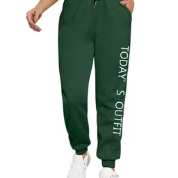 SAAHASAM Women Printed Relaxed Loose Fit Joggers Trousers-picture-8