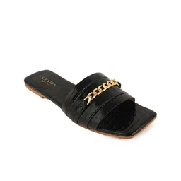 SCENTRA Women Textured Open Toe Flats-image-13