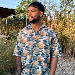 UNRL Men Printed Relaxed Fit Casual Shirt-image-60