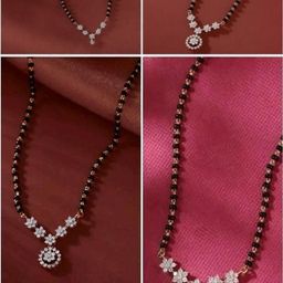 Anouk Pack of 2 Gold-Plated Brass Mangalsutra-34