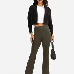 Blissclub Women AM:PM Cotton Flare Pants-image-19