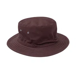 Infispace Men Brown Embroidered Bucket Hat image 3