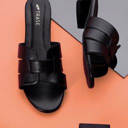 TRASE Women Block Heel Sandals-11