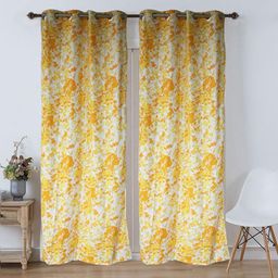Dekor World Multicoloured Set of 2 Floral Door Curtain-image-36