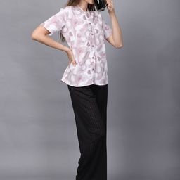 Thansmay Kleider Colourblocked Top & Palazzos Co-Ord Set-image-108