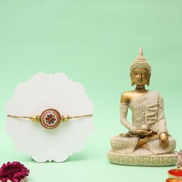 Aapno Rajasthan 4-Pcs Thread Rakhi Gift Set-image-9