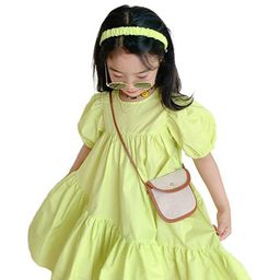 StyleCast x Revolte Girls Puff Sleeve Empire Dress-image-37