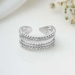 JOKER & WITCH Silver-Plated Adjustable Finger Ring-picture-10