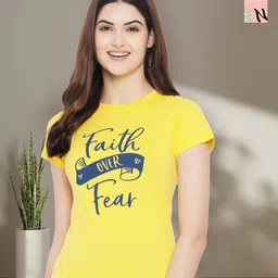 Dreambe Women Typography 2 Printed T-shirt-picture-33