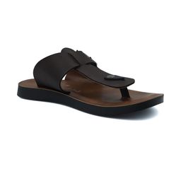 Trekiva Men Brown PU Flip Flops-image-84