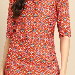Anouk Rustic Selection Of 3 Geometric Printed Round Neck Straight Kurtas image 4