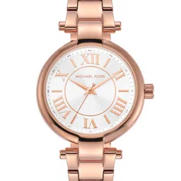 Michael Kors Women Embellished Dial & Stainless Steel Straps Analogue Watch AK_MK7419-image-49