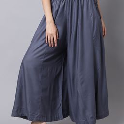 TAG 7 Women Flared Ethnic Palazzos-image-20