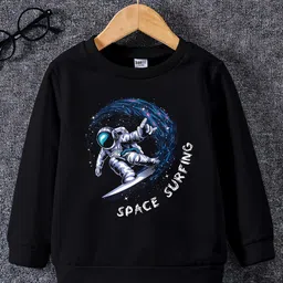 BAESD Boys Self Design Printed Sweatshirt-image-34