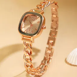 HAUTE SAUCE by Campus Sutra Women Printed Dial & Stainless Steel Bracelet Style Straps Analogue Watch-image-51