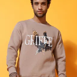GRIFFEL Men Graphic Printed Sweatshirt-image-69