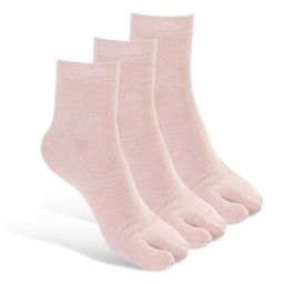 Camey Women Pack Of 3 Ankle-Length Thumb Socks-picture-42