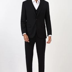 Men Two Piece Suit Solid Suit-image-18