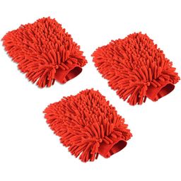 Kuber Industries 3-pcs Red 100 GSMCleaning Gloves-33