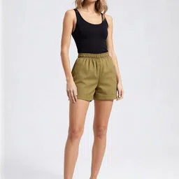 GAB Women Loose Fit High-Rise Shorts-picture-38