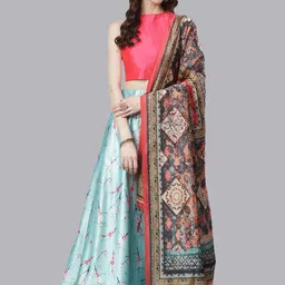 Kaizen TEXO FAB Semi-Stitched Lehenga & Unstitched Blouse With Dupatta-picture-33