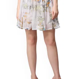 MINOS Printed Flared Mini Skirt-image-71