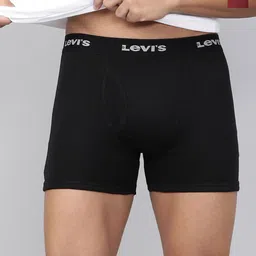 Levis Pack Of 2 Pure Cotton Shorter Length Trunks Style#001-CLSC-BBF-P2, BRBLK-26