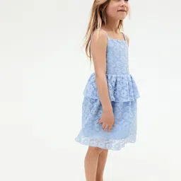 H&M Flounce-Trimmed Lace Dress-image-85