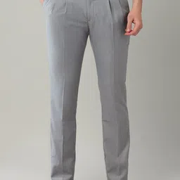 Arrow Men Smartflex Classic Regular Fit Pleated Formal Trousers-image-12