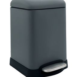 Pano Grey Self-Design Stainless Steel Dustbins - 6 L-23
